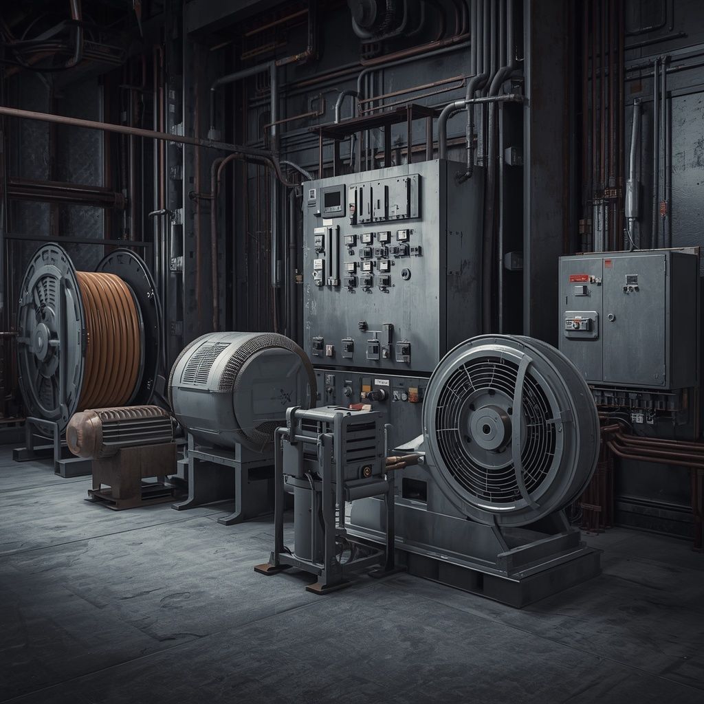 Mining-grade electrical equipment for industrial sites