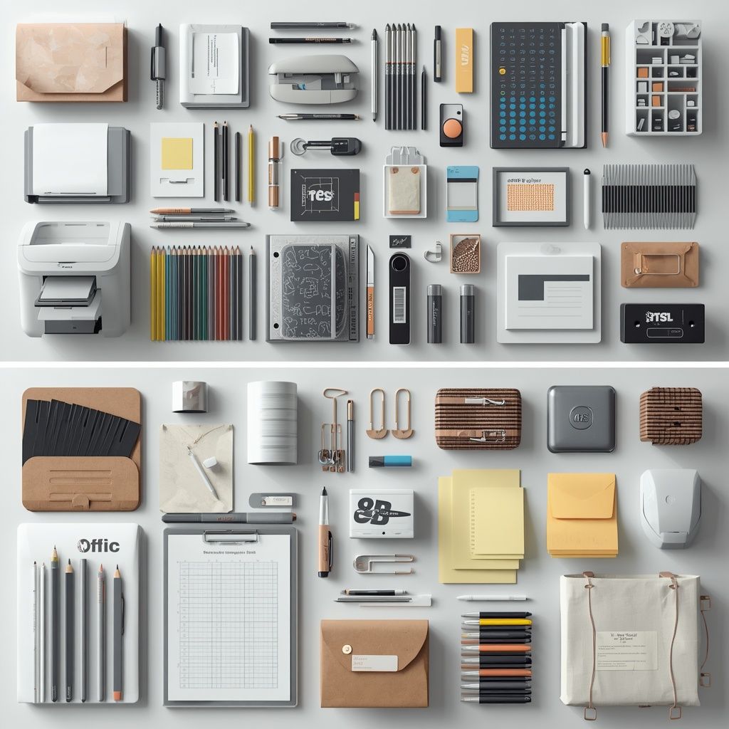 Office consumable supplies such as tissues and paper towels